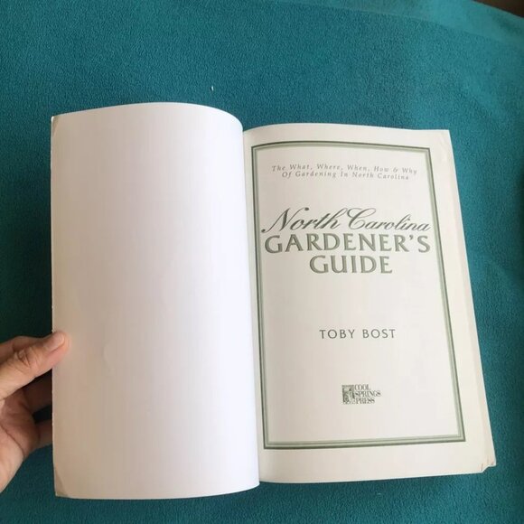 North Carolina Gardener's Guide Toby Bost 1st Printing 1997 PB - Picture 7 of 10